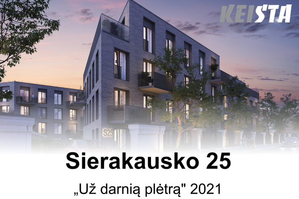UAB „Keista“ project has won an award for "Sustainable development 2021"